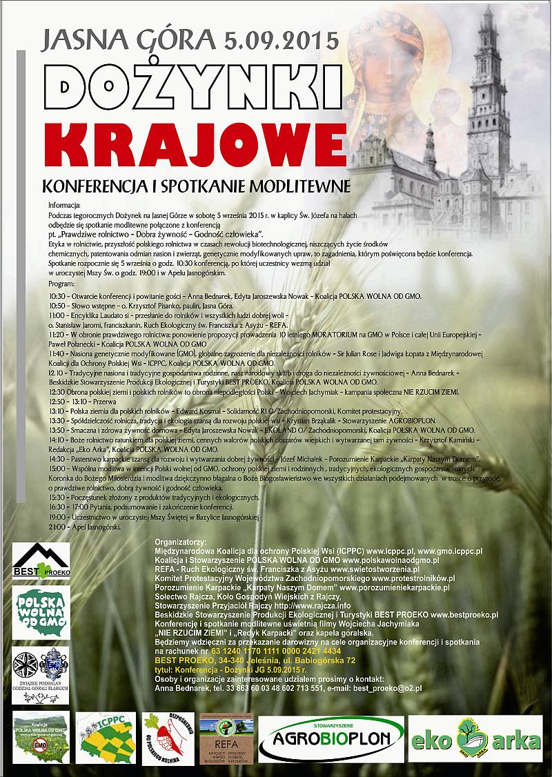 Jasna Góra 5.09.2015 - Dożynki Krajowe 2015